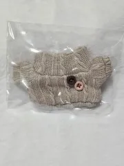 10cm ぬいぐるみ服 ニット セーター モカ