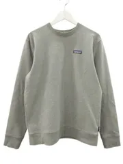 パタゴニア Patagonia P-6 ラベルアップライザルクルースウェットシャツ 長袖 丸首 グレー S トップス