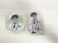 (まとめ) 名探偵コナン 缶バッジ 正規品 服部 平次