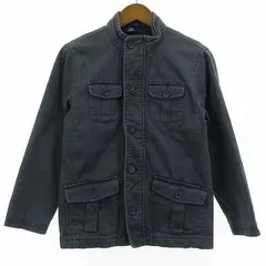 ギャップキッズ GAP KIDS ミリタリージャケット ブルゾン 紺 ネイビー 140 ■F