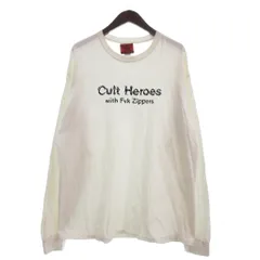 エフブイケー FAST VERY KEF FVK Tシャツ ロンT 長袖 クルーネック XL 白 ホワイト ■GY28