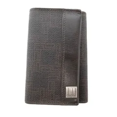 ダンヒル dunhill キーケース 6連 ロゴ レザー切替 茶 ブラウン /JS