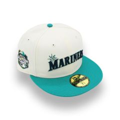 일본 미발매 뉴에라 시애틀 매리너스 2023 올스타 게임 사이드 패치 캡 / NEW ERA SEATTLE MARINERS 2023 ALL STAR GAME SIDE PATCH 59FIFTY[WHITE/TEAL]