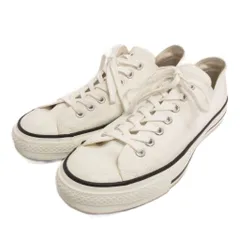 コンバース CONVERSE AS J OX オールスター ローカット MADE IN JAPAN キャンバス 9.5 白 ホワイト