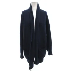 ナノユニバース nano universe カーディガン 羽織り ロング 38 青 ブルー /FF ■YHS6