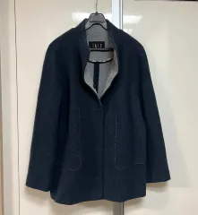 ダックス DAKS ウール ジャケット コットン カシミア ニット ジャケット カーディガン