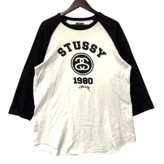 【現状渡し品】 STUSSY AUTHENTIC ステューシーオーセンティック STUSSY 1980 RAGLAN TEE ラグラン Tシャツ トップス 【142-251122-as-34-izu】