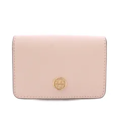 トリーバーチ TORY BURCH カードケース 名刺入れ レザー ピンク /TK