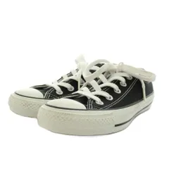 コンバース CONVERSE チャックテイラー オールスター カラーズ CHUCK TAYLOR ALL STAR 100 COLORS OX スニーカー シューズ 22.0cm 黒 ブラック 白 ホワイト 1CK565 /AN51