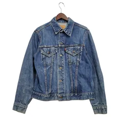 【中古品】Levi's リーバイス 刻印529 SMALL-E 不均等V ケアタグ 70S 70505 4TH DENIM JACKET デニム ジャケット アウター 【146-251030-cs-10-izu】