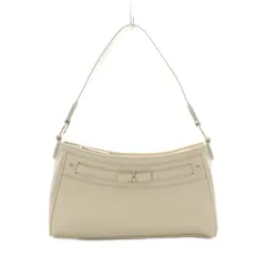 エニィスィス エニシス anySiS ハンドバッグ ベージュ ベルトデザイン リボンモチーフ ステッチデザイン /RI ■OS