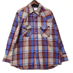【中古品】 VINTAGE ヴィンテージ 70S-80S LS FLANNEL SHIRT ロングスリーブ フランネル シャツ トップス 長袖 【146-250927-ya-04-izu】