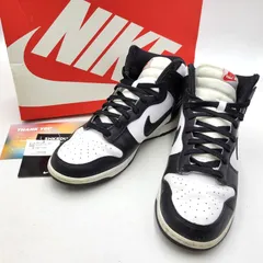 【中古品】NIKE ナイキ DUNK HIGH RETRO BLACK AND WHITE DD1399-103 ダンク ハイ レトロ ブラックアンドホワイト スニーカー 靴 【160-250924-hi-10-izu】
