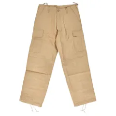 ☆ KHAKI ☆ Mサイズ ☆ HOUSTON RIPSTOP BDU PANTS HOUSTON ヒューストン カーゴパンツ パンツ bduパンツ ミリタリーパンツ ストレートパンツ メンズパンツ 大きいサイズ リップストップ 無地 ミリタリー ストレートのサムネイル