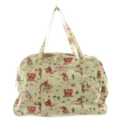 キャスキッドソン Cath Kidston ハンドバッグ ショルダーバッグ 総柄 ベージュ 赤 レッド /AN5