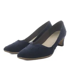 ルタロン Le Talon パンプス ハイヒール ポインテッドトゥ 23.5cm ネイビー /YO2