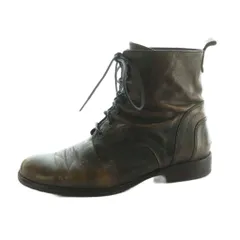 アニエスベー agnes b. ショートブーツ レースアップ 36 23.0cm ダークブラウン /MI