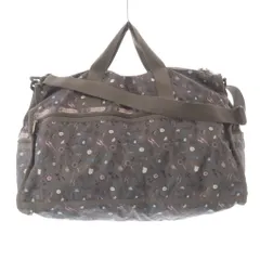 レスポートサック ショルダーバッグ ハンドバッグ 2way 総柄 グレージュ