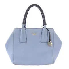 ケイトスペード KATE SPADE ハンドバッグ カウレザー 牛革 チャーム付き 青 ブルー PXRU6271 /TK ■MA