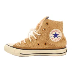 コンバース CONVERSE ダッフィー 10周年記念モデル ALL STAR オールスター ハイカットスニーカー シューズ ロゴ US4.5 23.5cm ベージュ /BB