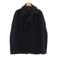 アーペーセー A.P.C. Pコート ピーコート ショート丈 ウール S 紺 /KH