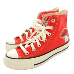 コンバース CONVERSE REACT オールスター マイメロ コラボ スニーカー ハイカット キャンバス US3.5 赤 レッド /☆G