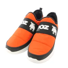 モズ moz sweden スニーカー スリッポン シューズ 24cm オレンジ /TK