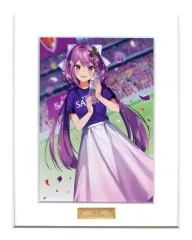 【中古】原画イラストボード 付属品付)楽天コレクション 2022 Ｊ1 18クラブ×にじさんじ【Bパターン】 S賞-14キャラファイングラフ【桜凛月(京都サンガF.C.)】