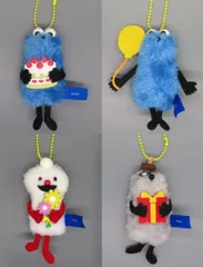 【中古】ぬいぐるみマスコット・ぬいぐるみバッジ 全4種セット ぬいぐるみマスコット Birthday 2026ver. 「パペットスンスン」