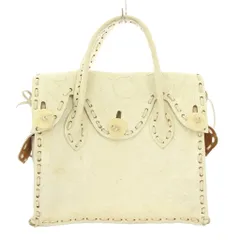 カービングトライブス グレースコンチネンタル CARVING TRIBES Maestra S マスターS ハンドバッグ レザー 牛革 F 白 ホワイト 0423082001 /BB