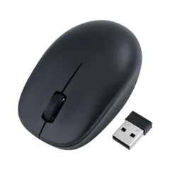 新品 Digio2 ワイヤレスマウス 静音 3ボタン BlueLED ブラック Z1134