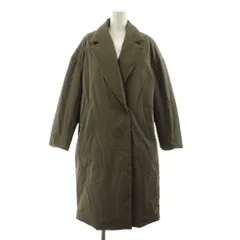 グリーンレーベルリラクシング ユナイテッドアローズ green label relaxing GREEN DOWN チェスターコート ダウンコート ダブル ロング 36 茶 ブラウン 3625-105-1789 /KU