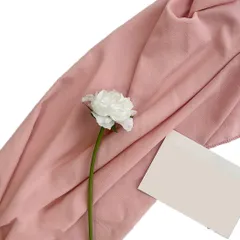 Lezalic 背景布 リネン調 300cm*250cm 無地 生地 物撮り 撮影用 内装 写真 多用途 シワが付きにくい バック スクリーン スタジオ 布 クロス (パステルピンク) [パステルピンク]