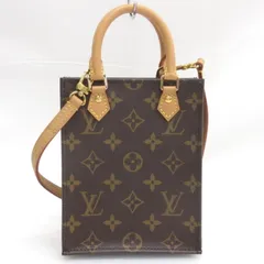 ルイヴィトン LOUIS VUITTON モノグラム プティット サックプラ ショルダーバッグ M81295 ブラウン ☆AA★