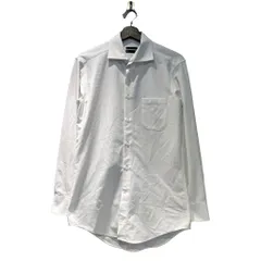 スーツセレクト SUITSELECT ワイシャツ 無地 長袖 M 白 ホワイト