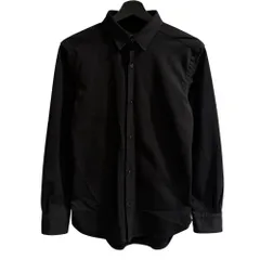 リーセンシィ オブ マイン RECENCY OF MINE シャツ カジュアル 無地 44 黒 ブラック 0018010013のサムネイル