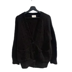 ユナイテッドアローズ UNITED ARROWS カーディガン ニット アルパカ Vネック 黒 ブラック ■WGA