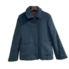 マーガレットハウエル MARGARET HOWELL コート ショート ウール アンゴラ カシミヤ 緑 グリーン ■WGAのサムネイル