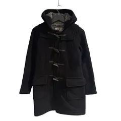 ロンドントラディション LONDON TRADITION ダッフルコート ミドル丈 34 黒 ブラック ■WGA