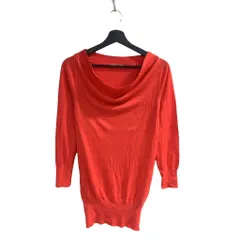 デプレ DES PRES トゥモローランド ニット セーター 長袖 綿 コットン シルク L ピンク ■WGA