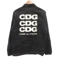 コムデギャルソン COMME des GARCONS GOOD DESIGN SHOP グッドデザインショップ ロゴ コーチジャケット GDG バックプリント 裏起毛 ナイロン 黒 ブラック S IS-J002 AD2017 /GV■GY30のサムネイル
