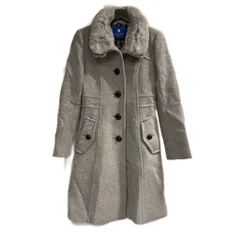 ブルーレーベルクレストブリッジ BLUE LABEL CRESTBRIDGE コート ラビットファー グレー 38 ■WGAのサムネイル