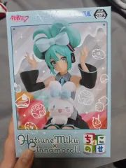 未開封) 初音 ミク シナモロール チョコノセ ヌードルストッパー ミク フィギュア