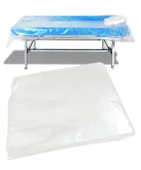 S.fields.inc 防水シーツ 使い捨て ビニール 90枚入り エステ サロン マッサージベッドカバー (90×200cm) [90×200cm]