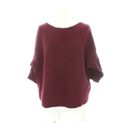 オペークドットクリップ OPAQUE.CLIP ニット 七分袖 38 赤 レッド ドルマンスリーブ /GP ■GY59