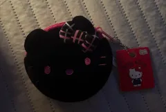 サンリオ ハローキティ 黒 コインケース キーホルダー 新品