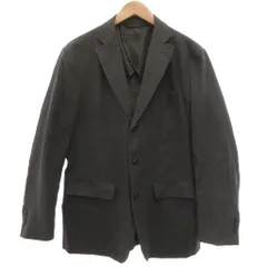 シンプル ライフ SIMPLE LIFE テラードジャケット 上着 48 グレー 灰色 無地 ノッチドラペル 長袖 /SC ■GY61