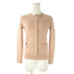 ポールスミス ブラック レーベル Paul Smith BLACK LABEL アンサンブル ニット カーディガン M ピンク クルーネック 長袖 リボン飾り /AO9 ■GY60