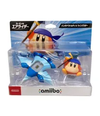 美品 Nintendo カービィのエアライダー amiibo アミーボ バンダナワドルディ&ウィングスター 周辺機器 ゲーム付属品