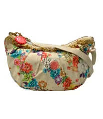 美品 レスポートサック ショルダーバッグ 斜め掛け フラワーモチー ベネフィットコラボ レディース LeSportsac